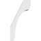 Ekena Millwork 5 1/2-in. W x 12-in. D x 24-in. H Legacy Architectural Grade PVC Knee Brace BRCP055X12X24LEC - alternate 2